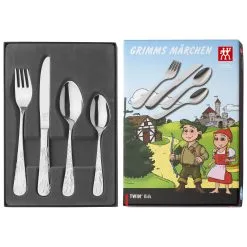 Zwilling Kinderbesteckset 4-tlg, Poliert -ZWILLING Messer Verkäufe 07010 210 0 2