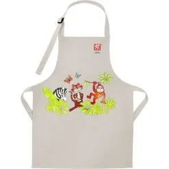 Zwilling Kinderschürze 60 Cm X 45 Cm, Grau 11 Zwilling Kinderschürze 60 Cm X 45 Cm, Grau -ZWILLING Messer Verkäufe 13304 000 0 5