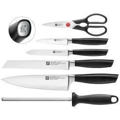Zwilling Messerblockset 7-tlg, Schwarz -ZWILLING Messer Verkäufe 33780300 1 silver