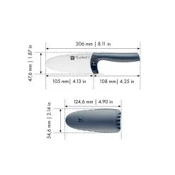 Zwilling Kochmesser 10 Cm, Blau -ZWILLING Messer Verkäufe 36540 101 0