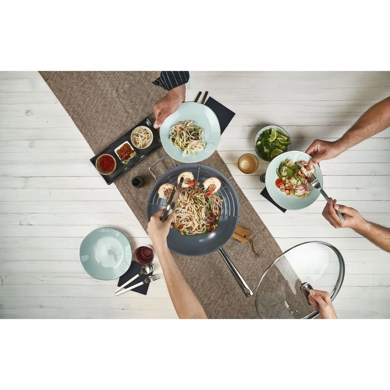 Zwilling Wok 32 Cm, 18/10 Edelstahl 3 Zwilling Wok 32 Cm, 18/10 Edelstahl – Bild 2