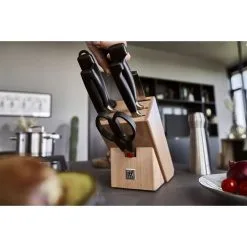 Zwilling Messerblockset 8-tlg, Natur -ZWILLING Messer Verkäufe 424415690