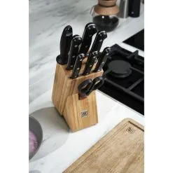 Zwilling Messerblockset 9-tlg, Natur -ZWILLING Messer Verkäufe 424420640