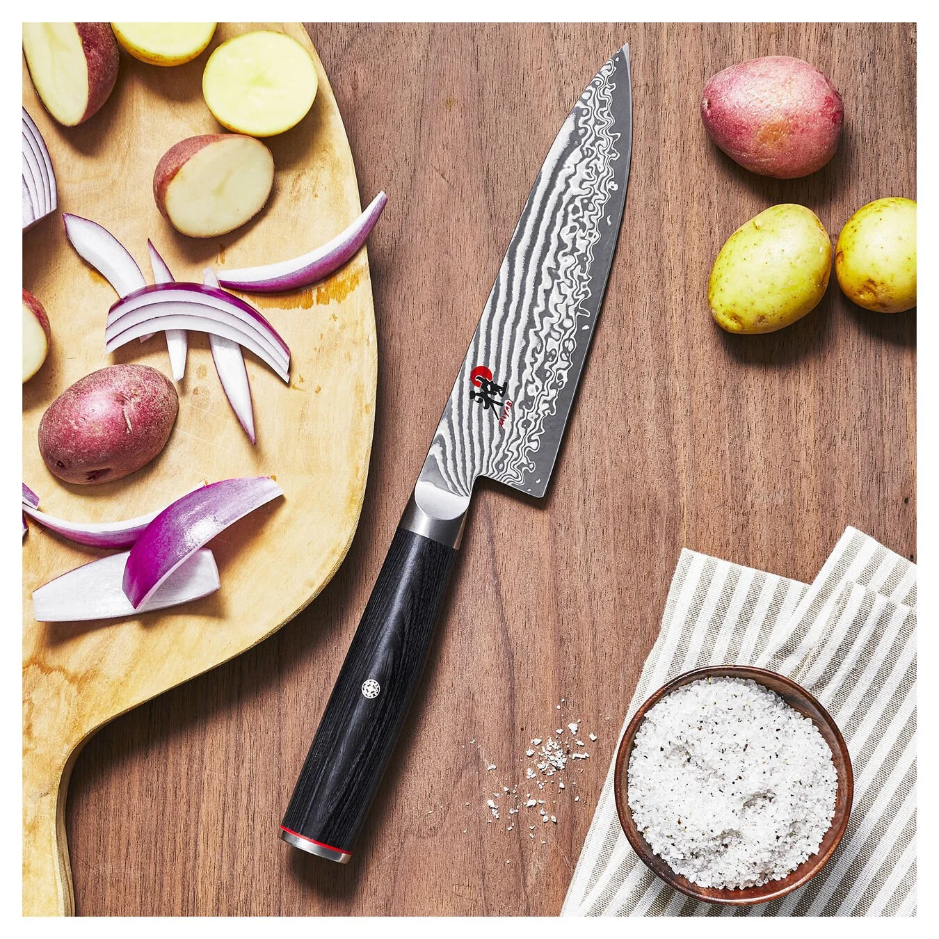 MIYABI Gyutoh 16 Cm, Pakka Holz 4 MIYABI Gyutoh 16 Cm, Pakka Holz – Bild 2